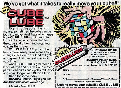 Cube Lube