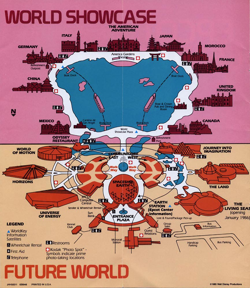 EPCOT 1985 Guidebook