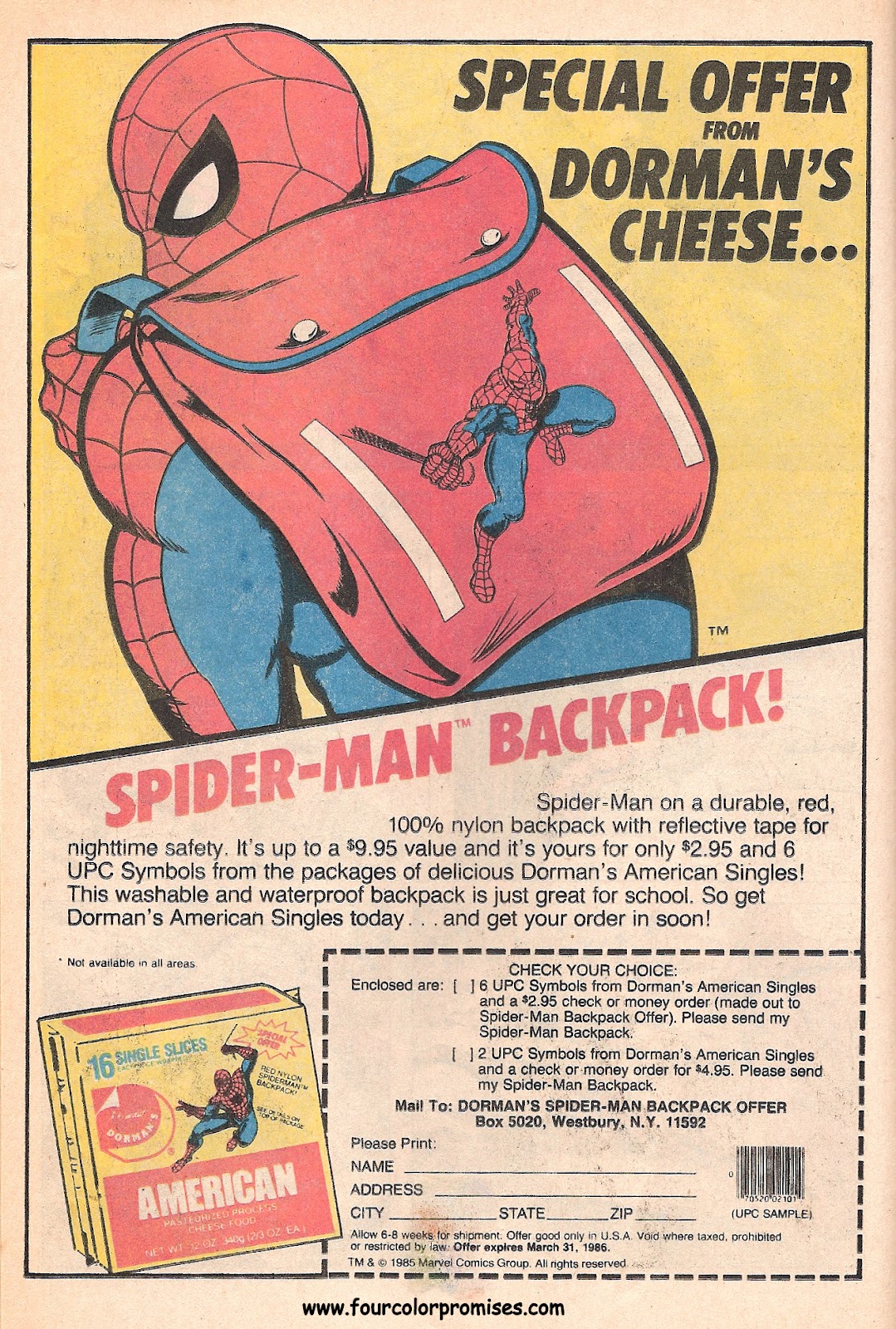 spider man backpack