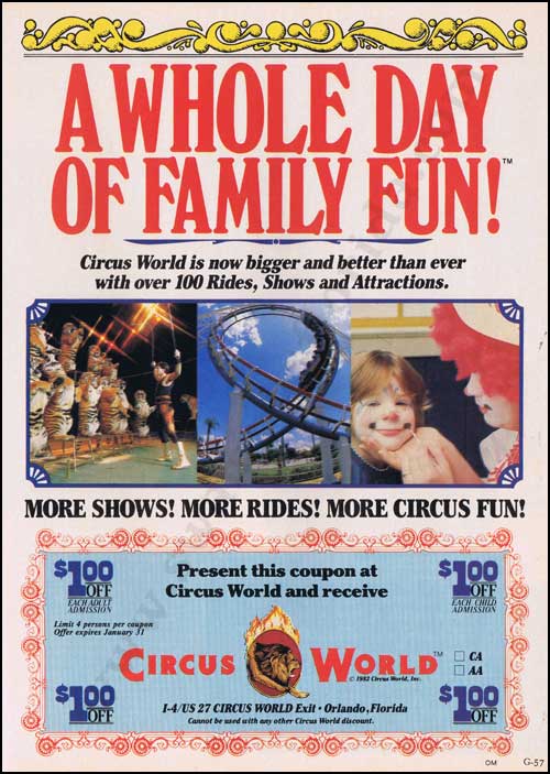 Circus World ad