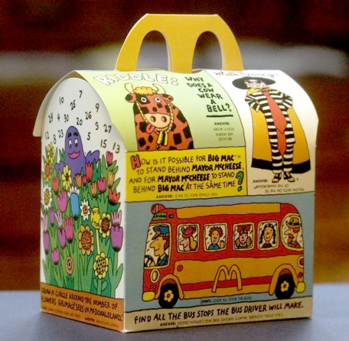 happy meal box