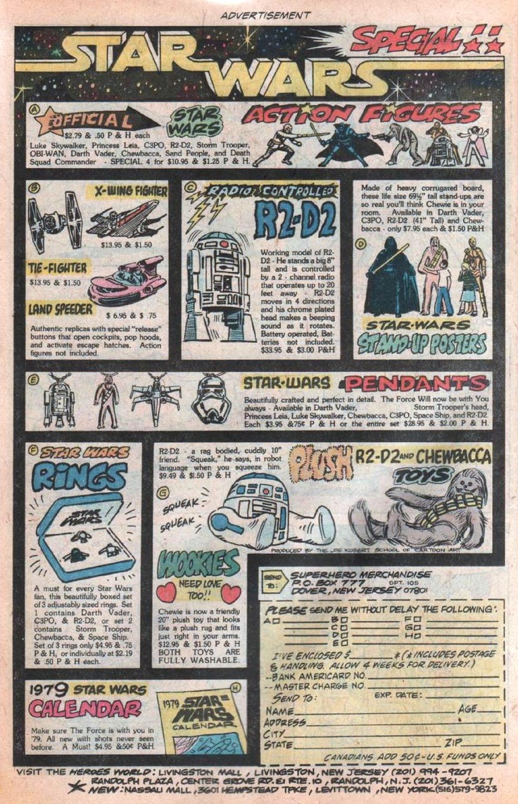 Star Wars Comic Ad