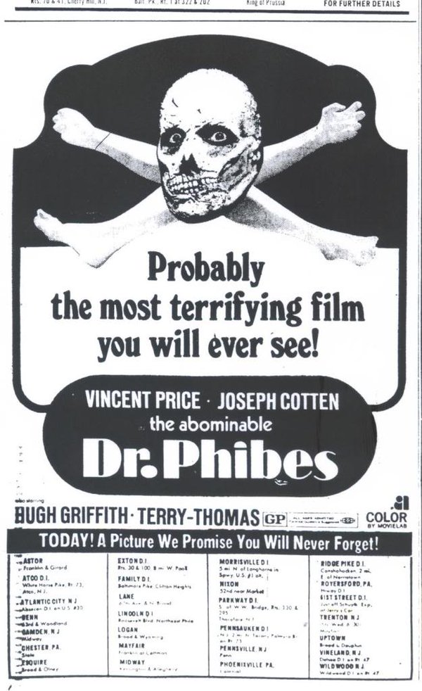 Dr Phibes Newspaper