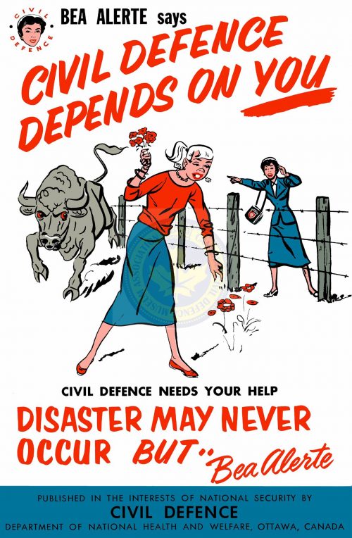 Bea Alerte, Justin Case - Canadian Civil Defence Posters (1950s ...